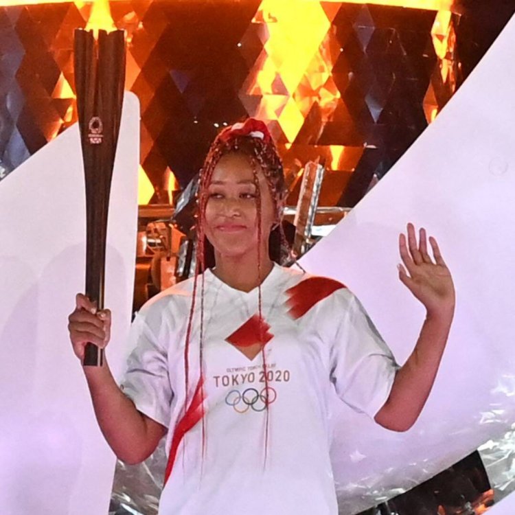 Tennis Star Naomi Osaka Ignites Opening Ceremony as She Lights Olympic Cauldron